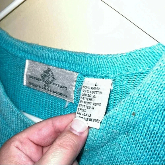 Vintage Beach Cardigan Sweater Design Options Women’s Large - Picture 3 of 4